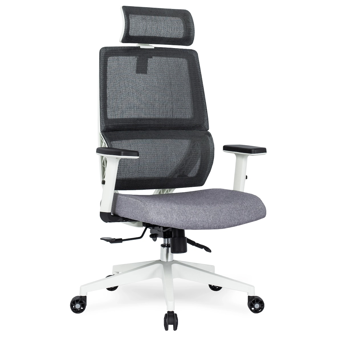 Fotel gamingowy obrotowy ergonomiczny regulowany do biurka czarny NICKI