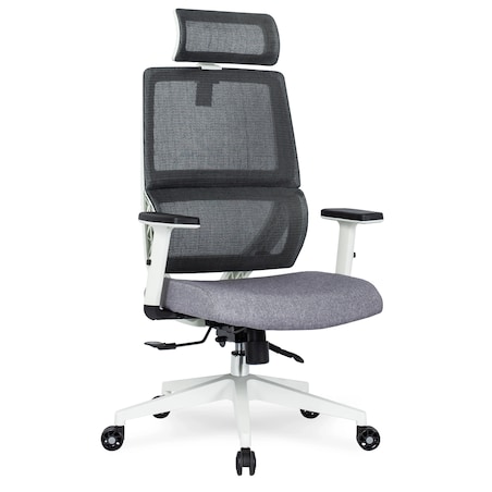Fotel gamingowy obrotowy ergonomiczny regulowany do biurka czarny NICKI