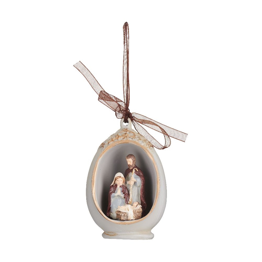 VILLA ITALIA Szopka bożonarodzeniowa LED Zawieszka 10 cm HOLY FAMILY