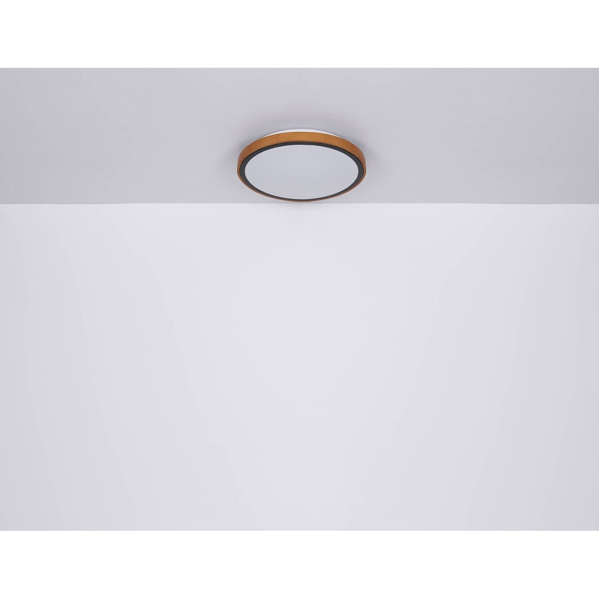 Lampa nasufitowa Bruno 41764-24 loftowa LED 24W drewniana