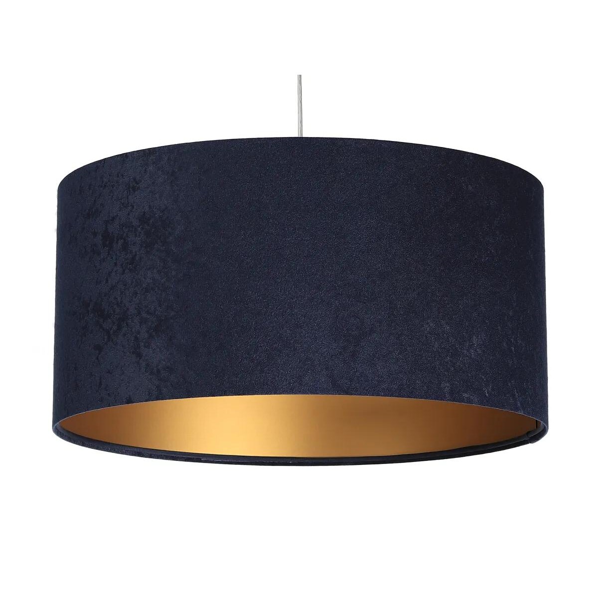 Lampa wisząca HOME 50 granatowa/złota