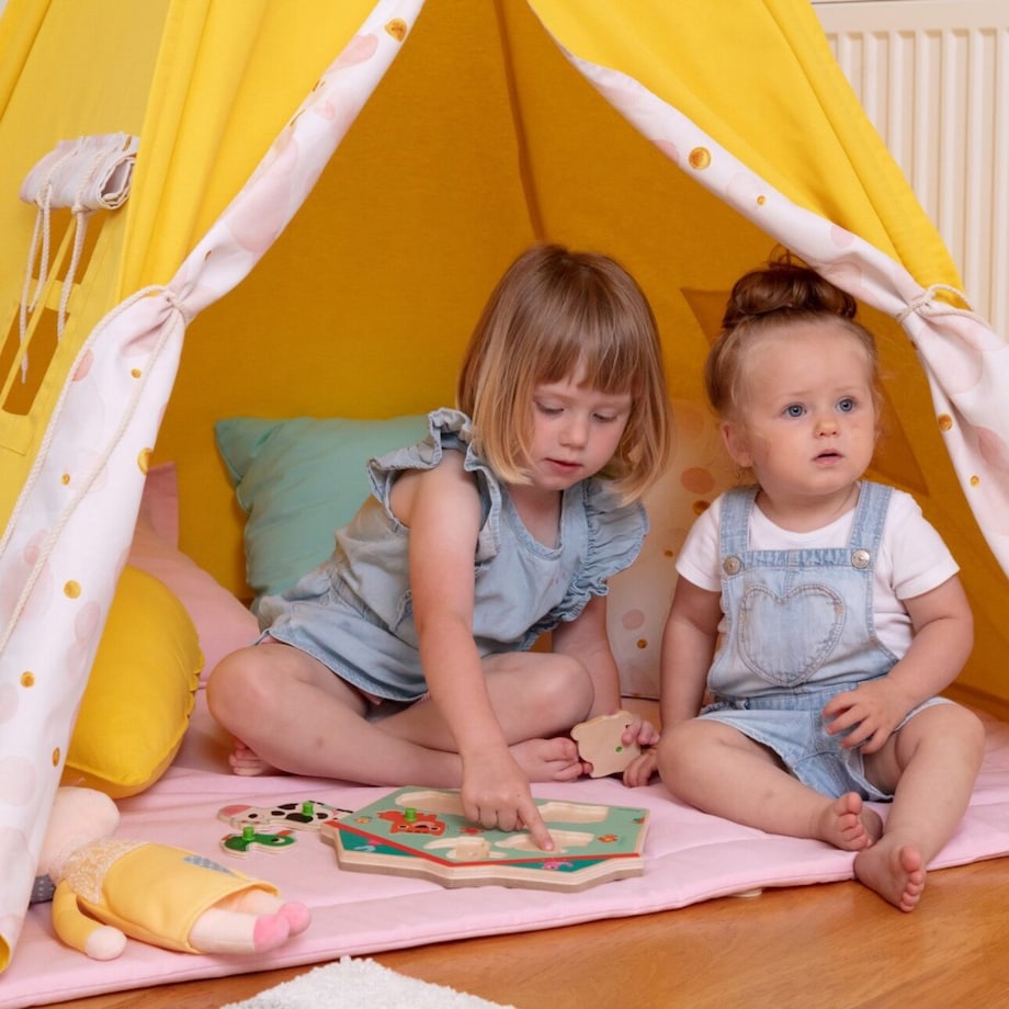 Tipi, biały, 110 x 110 x 155 cm, Cotton Story