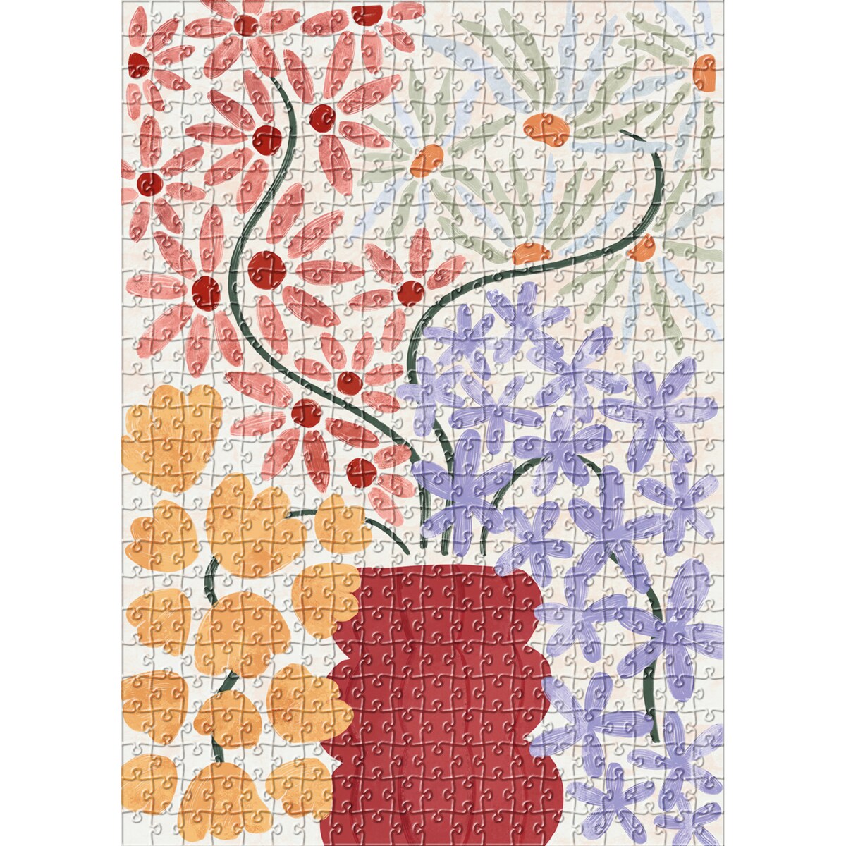 Muno Puzzle "Flores(y)" by Ola Kryngiert Puzzle 500 el. w eco woreczku