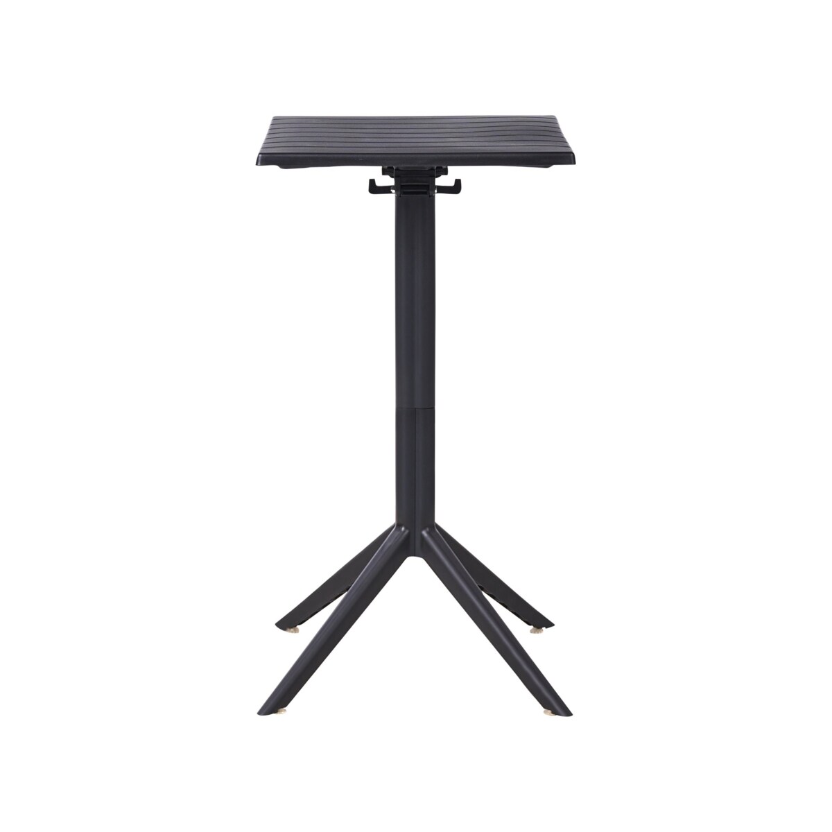 Stolik ogrodowy barowy LEMNOS 60 cm 60 cm Czarny