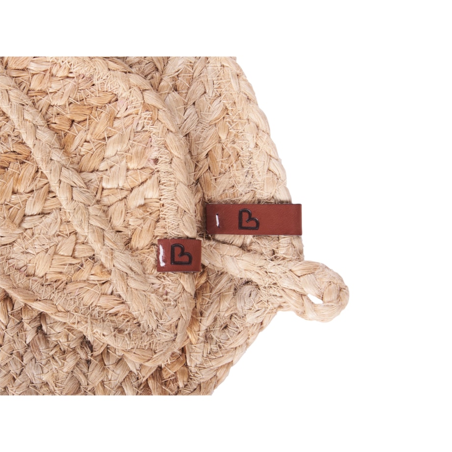 Zestaw 12 podkładek na stół PEPPERLEAF Naturalny Juta