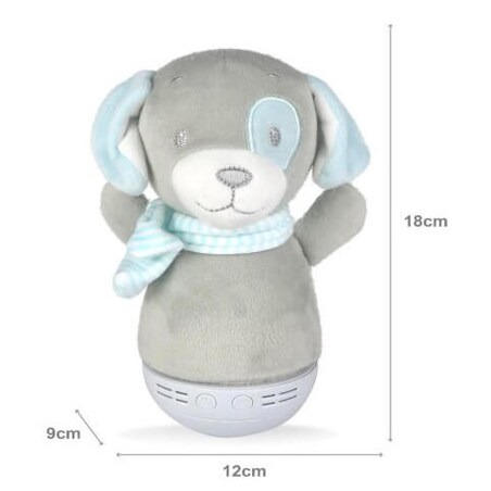 Lampka nocna piesek Dolly 77500/01/36 Lucide LED RGB 4,5W niebieska szara