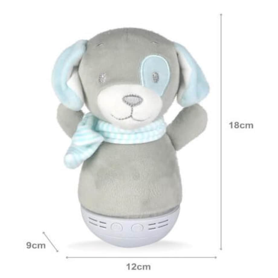 Lampka nocna piesek Dolly 77500/01/36 Lucide LED RGB 4,5W niebieska szara
