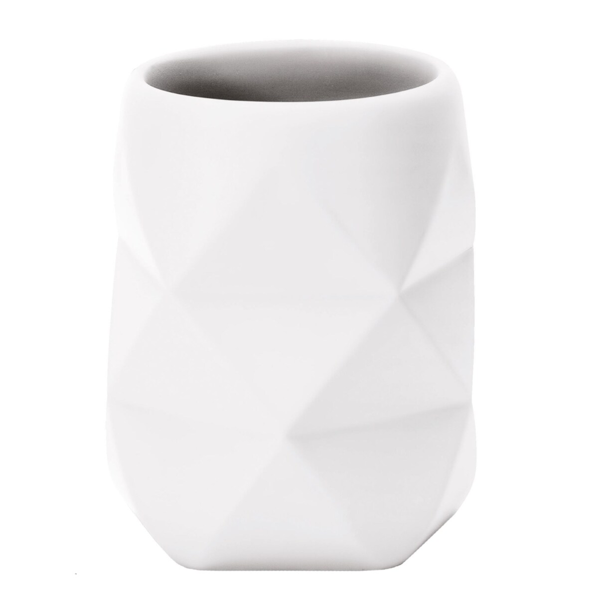 Kleine Wolke Golden Crackle Kubek łazienkowy biały