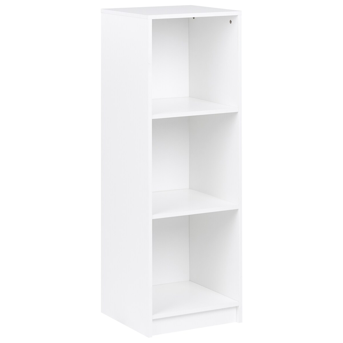 Regał na książki 3 półki ZEHNA 117 cm Biały