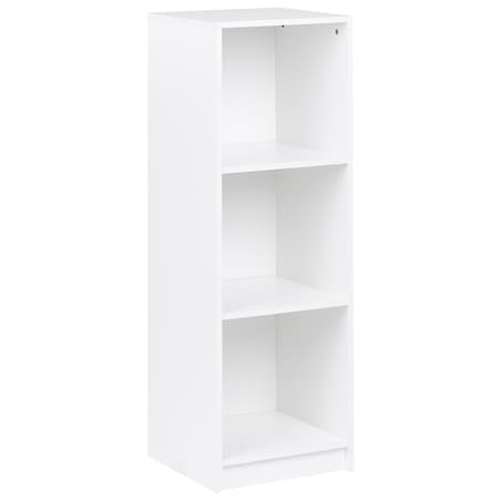 Regał na książki 3 półki ZEHNA 117 cm Biały