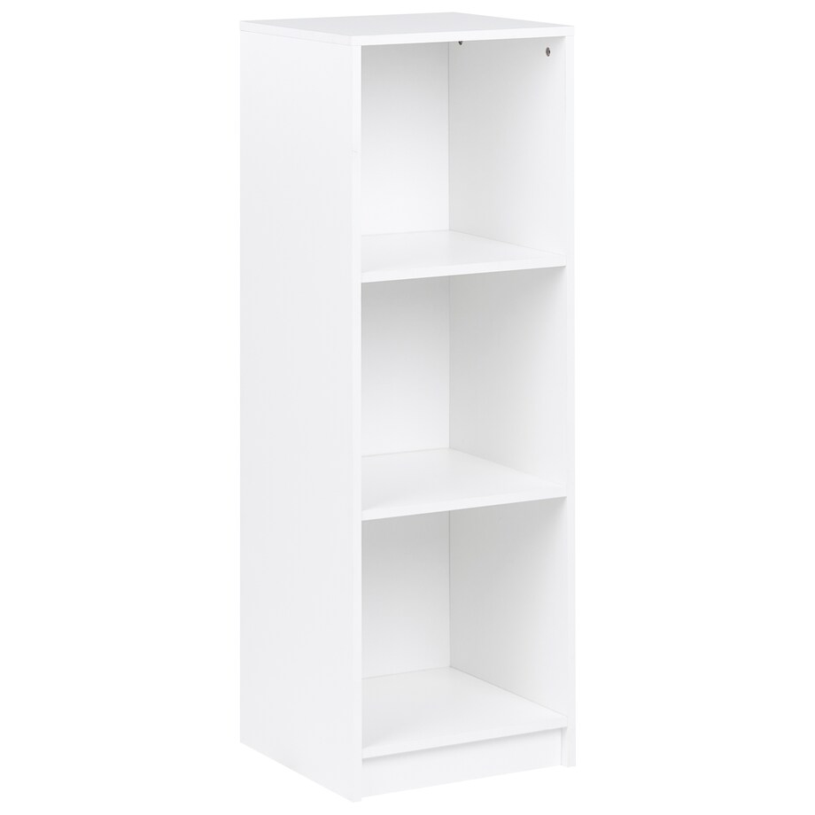 Regał na książki 3 półki ZEHNA 117 cm Biały