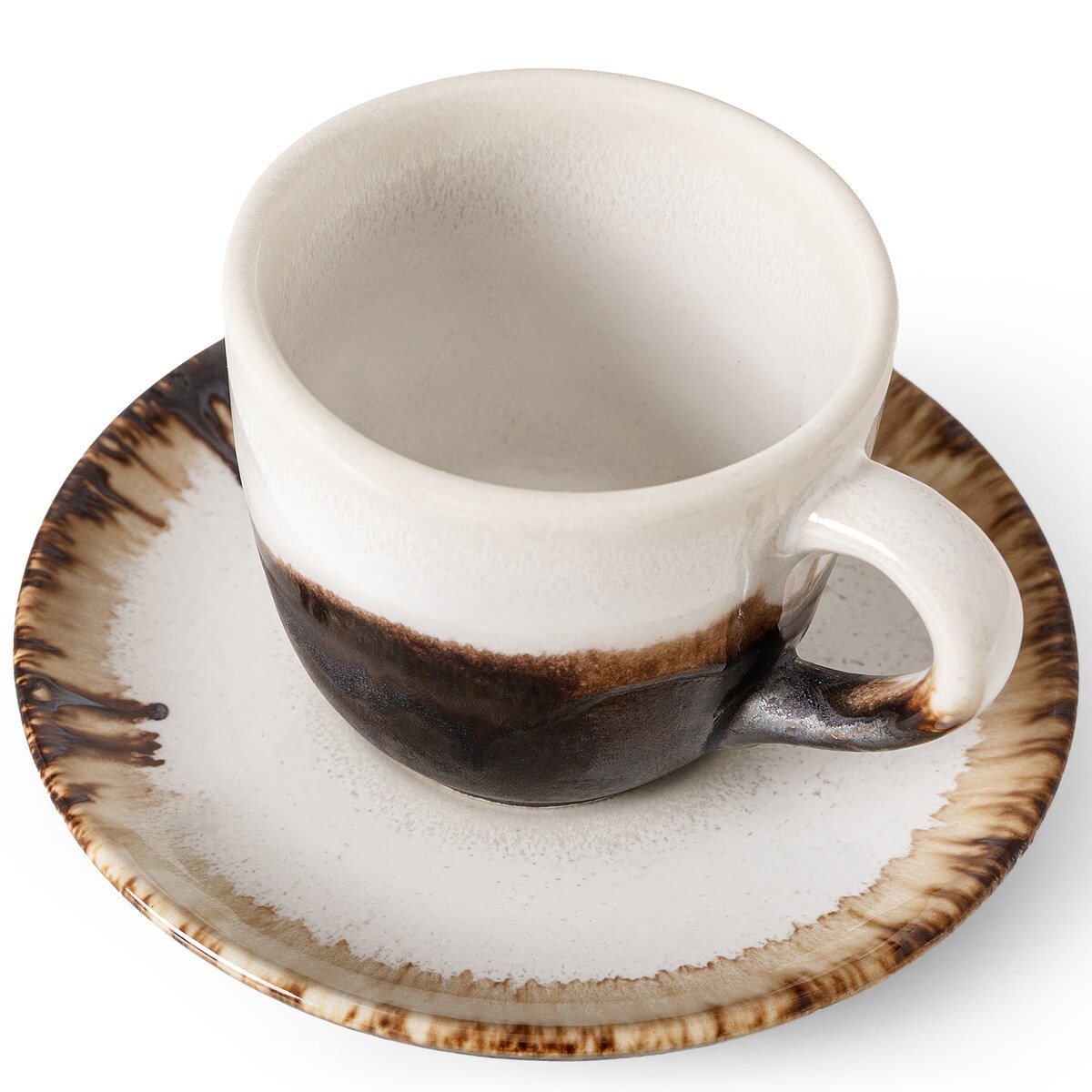 Konsimo PRIMA Zestaw kawowy 6 os. (18 el.), jasnobeżowy