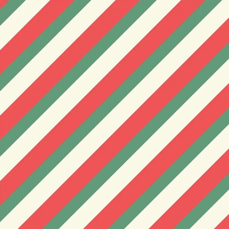 Poduszka świąteczna na krzesło - Kolorowe paski