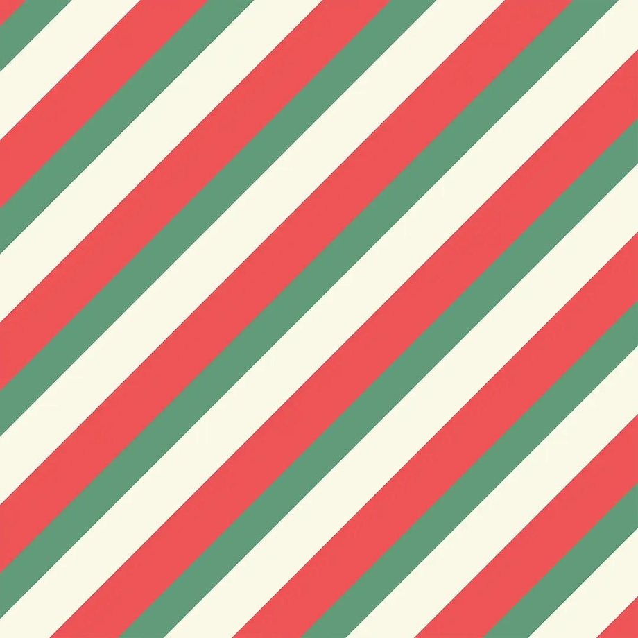 Poduszka świąteczna na krzesło - Kolorowe paski