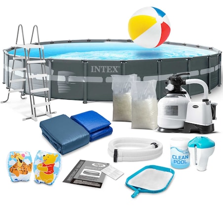 Basen ogrodowy stelażowy Intex 732x132 26340 18w1