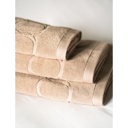 Ręcznik do rąk 50 x 100 cm (beżowy) Monogram Opus OFFICINE Monogram