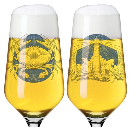 Zestaw 2 szklanek do piwa Brauchzeit #4, Philip Harris