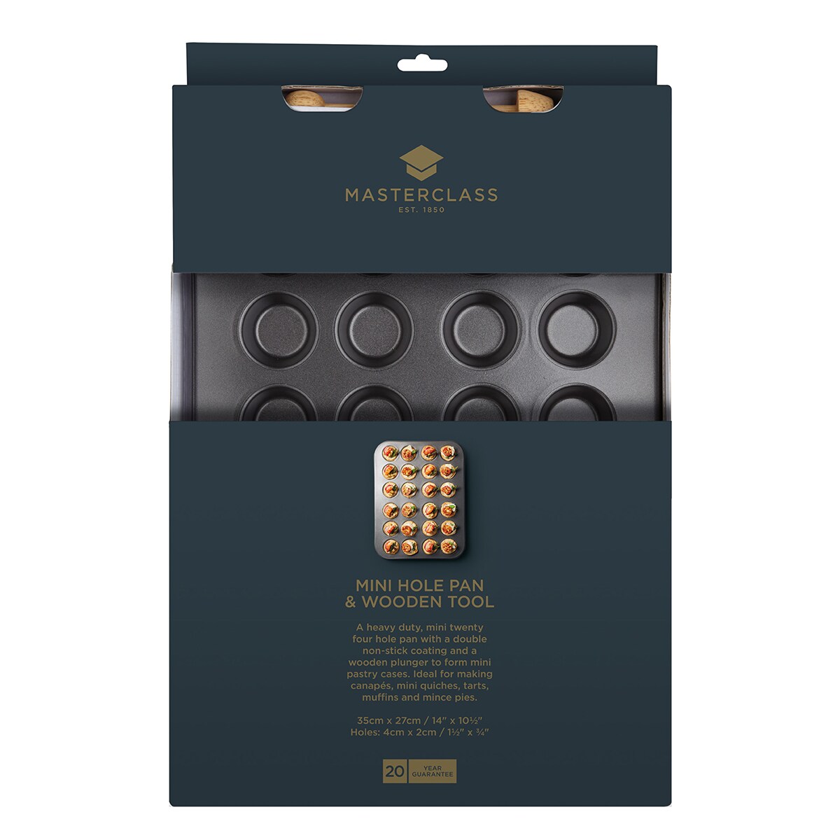 Forma do minitart - na 24 ciastka Ø 4 cm / MasterClass