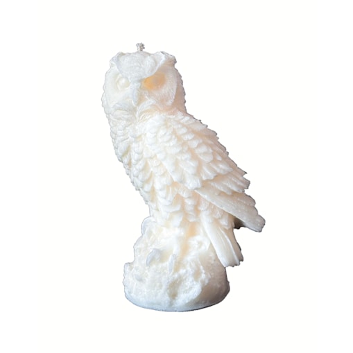 VERKOI Świeca Ozdobna Owl Statue