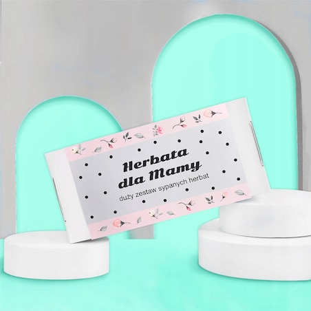 ZESTAW PREZENTOWY UPOMINKOWY BOX NA DZIEŃ MATKI URODZINY DLA MAMY TEŚCIOWEJ - MIX 20 RÓŻNYCH HERBAT SYPANYCH LIŚCIASTYCH