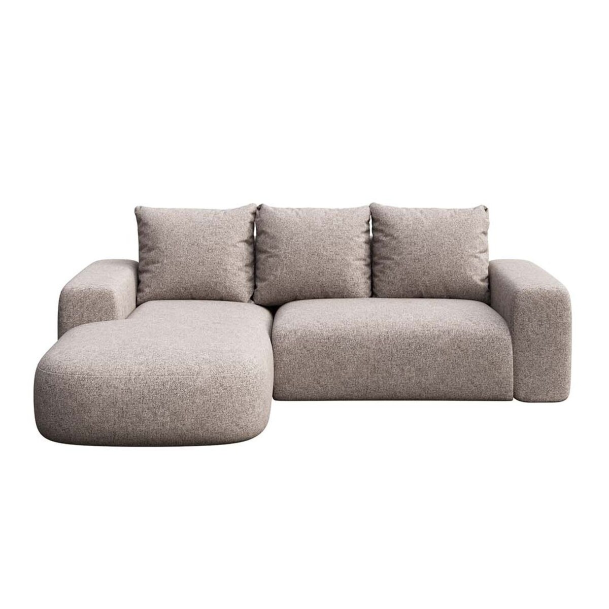 Monce Sofa narożna lewa jasnoszara