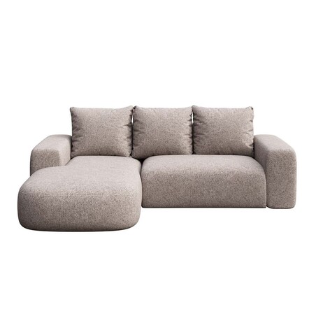 Monce Sofa narożna lewa jasnoszara