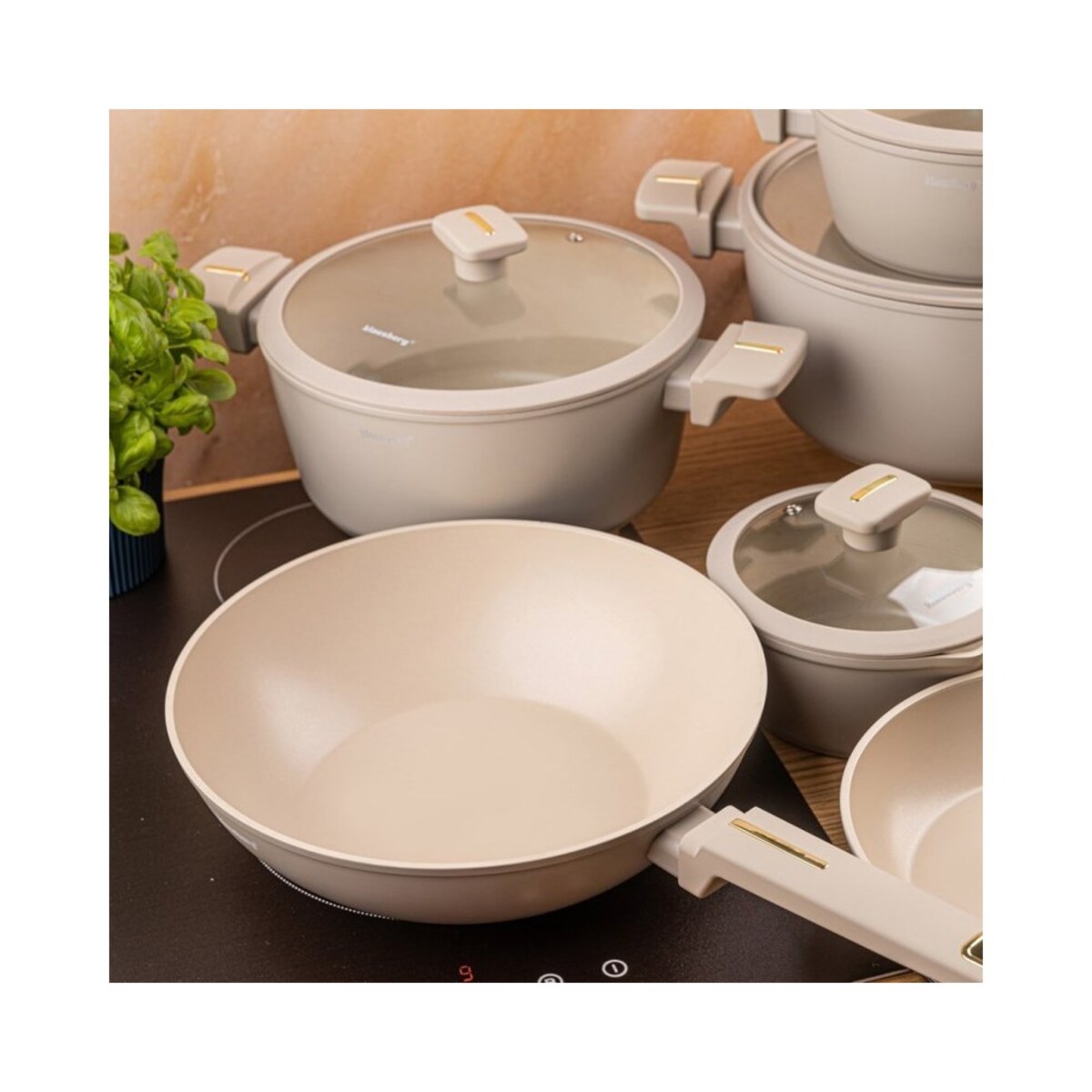 Klausberg zestaw 12 elementowy garnków 63914