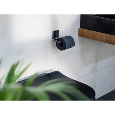 Metalowy uchwyt na papier QUADRO, montaż bez wiercenia