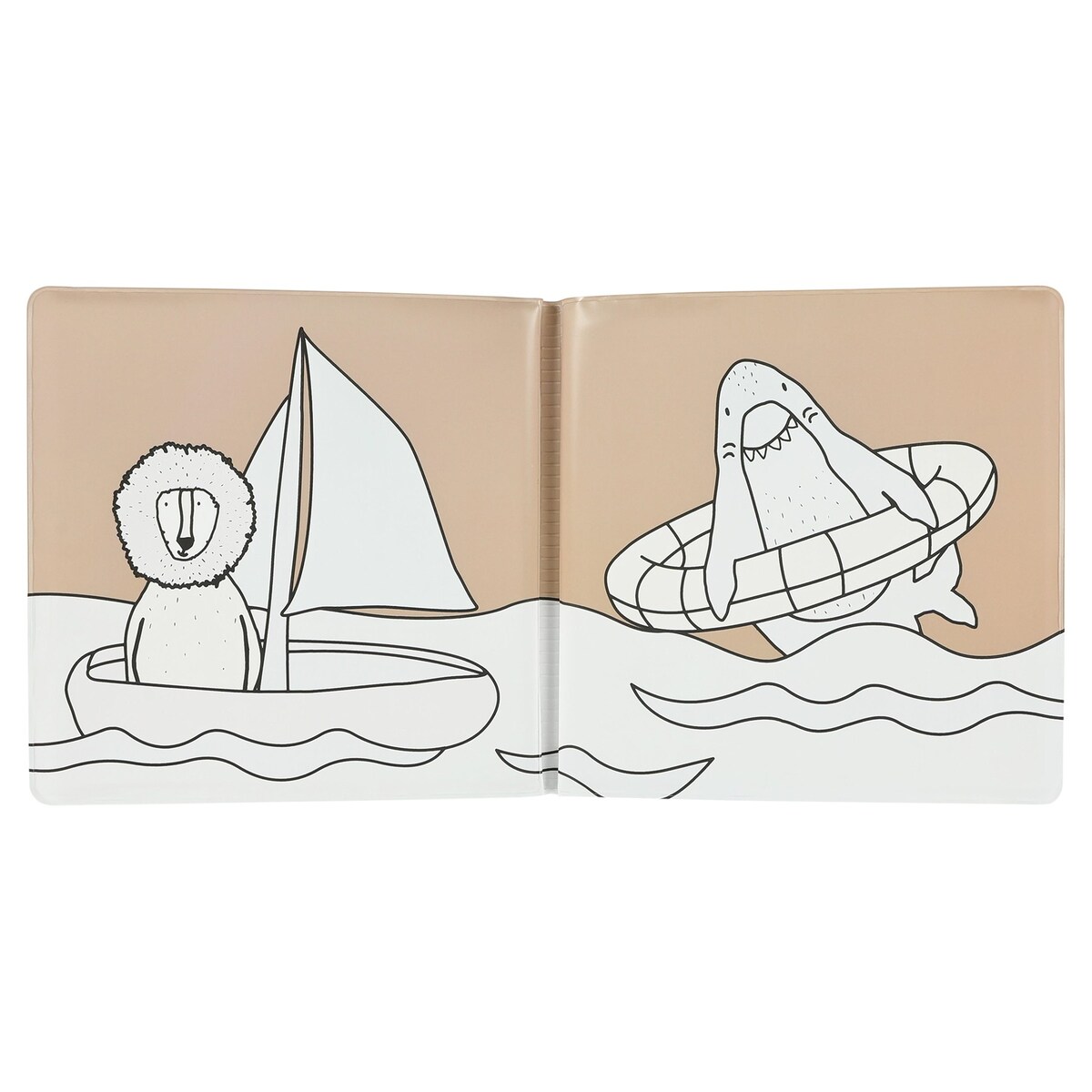 Kąpielowa książeczka do kolorowania - Kot i przyjaciele Trixie Baby