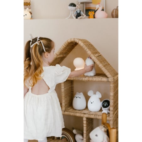 Innogio GIOpanda silikonowa lampka nocna dotykowa dla dzieci LED 8 kolorów ładowana