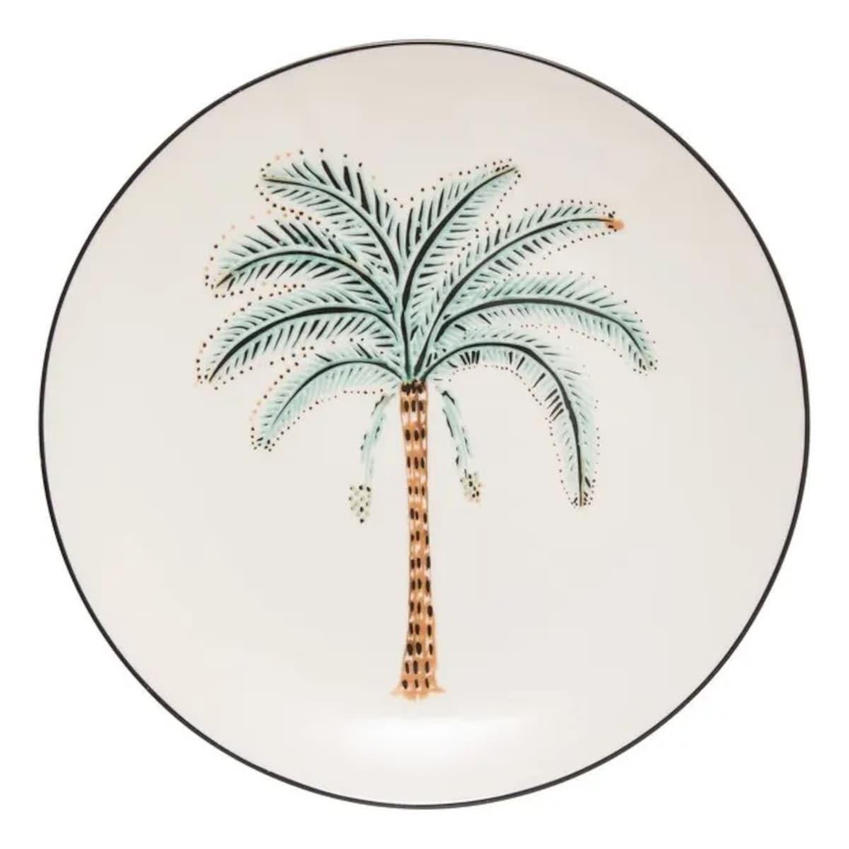 Komplet 6 porcelanowych talerzy deserowych Reso, 19 cm