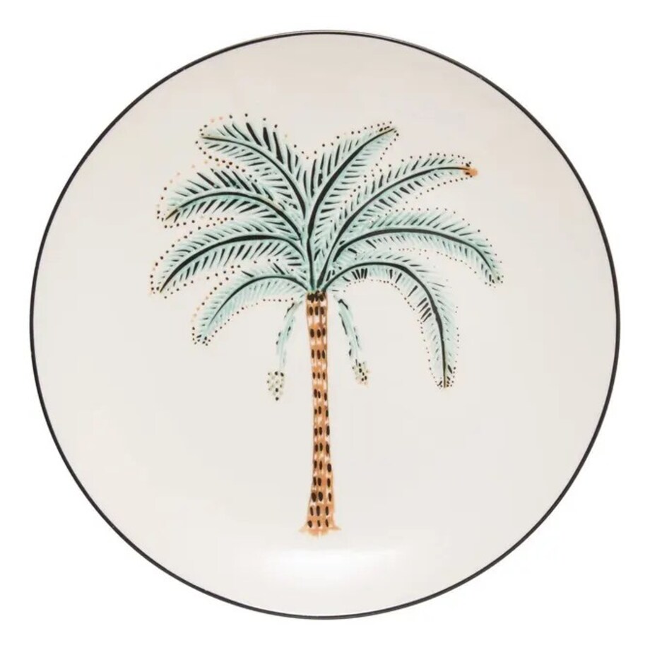 Komplet 6 porcelanowych talerzy deserowych Reso, 19 cm