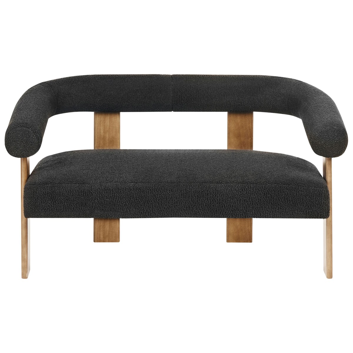 Sofa ILBRO Boucle Czarny dla 2 osób