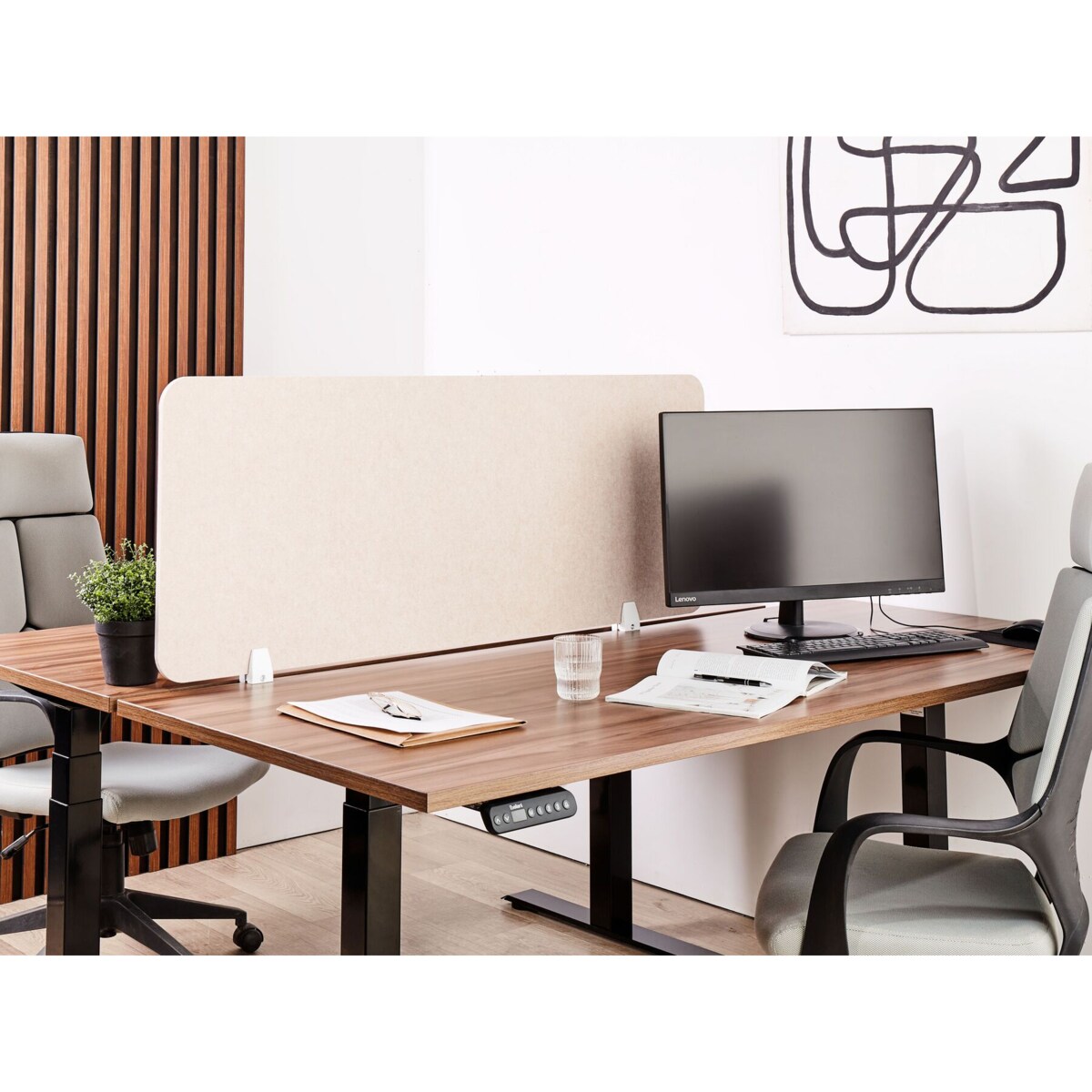 Przegroda biurkowa 130 x 50 cm Różne rozmiary