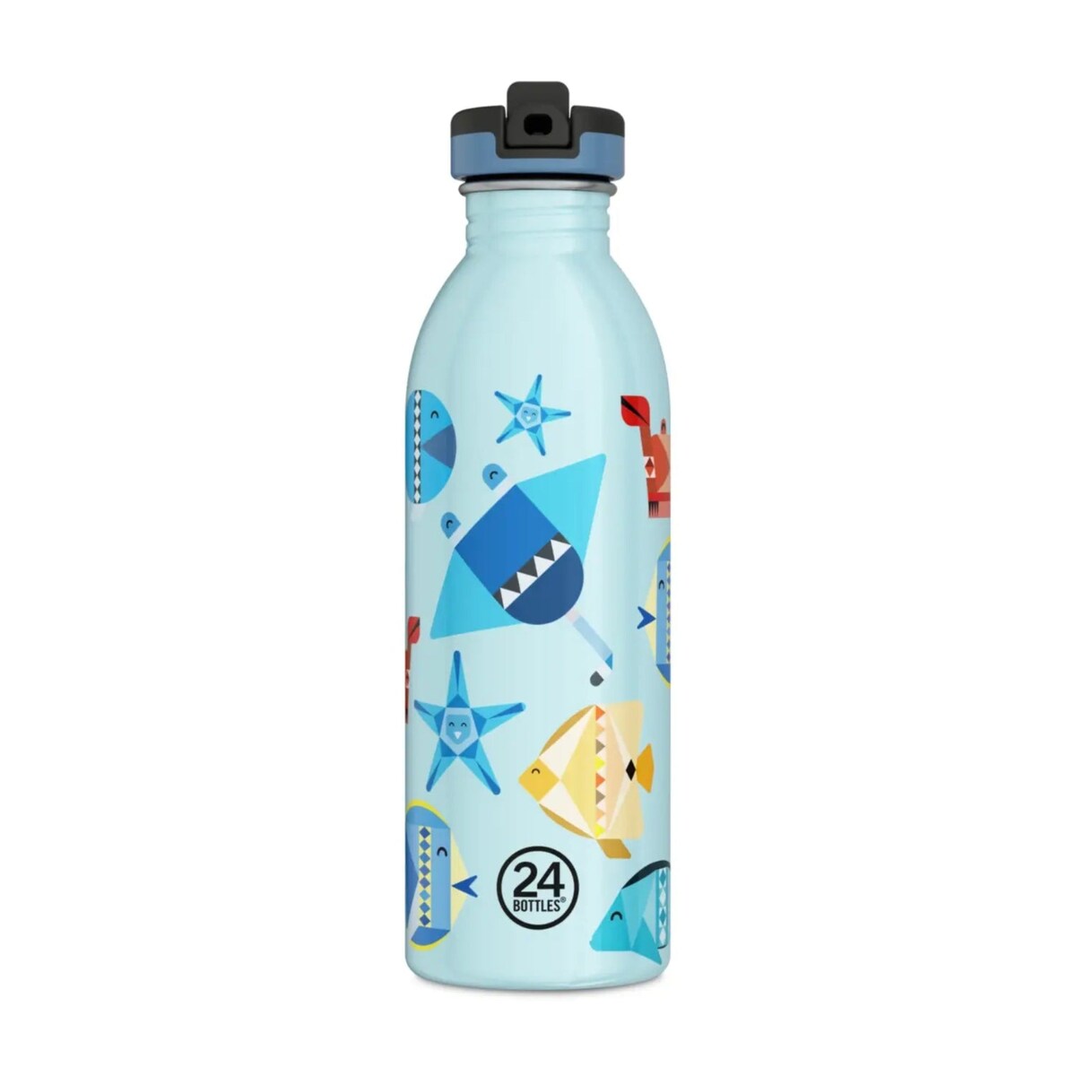24BOTTLES butelka na wodę dla dzieci 500 ml, Sea Friends