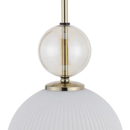 Lampa Wisząca Tk Lighting Sophia Big E27 Biały Klosz Koniakowa Kulka E27