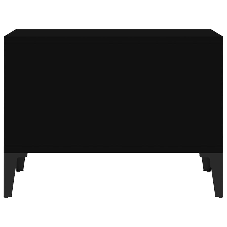 vidaXL Stolik kawowy, czarny, 60x50x36,5 cm, materiał drewnopochodny