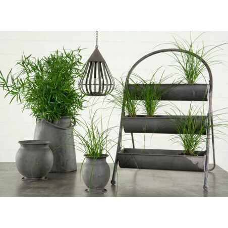 LAMPION WISZĄCY retro metalowy 33cm