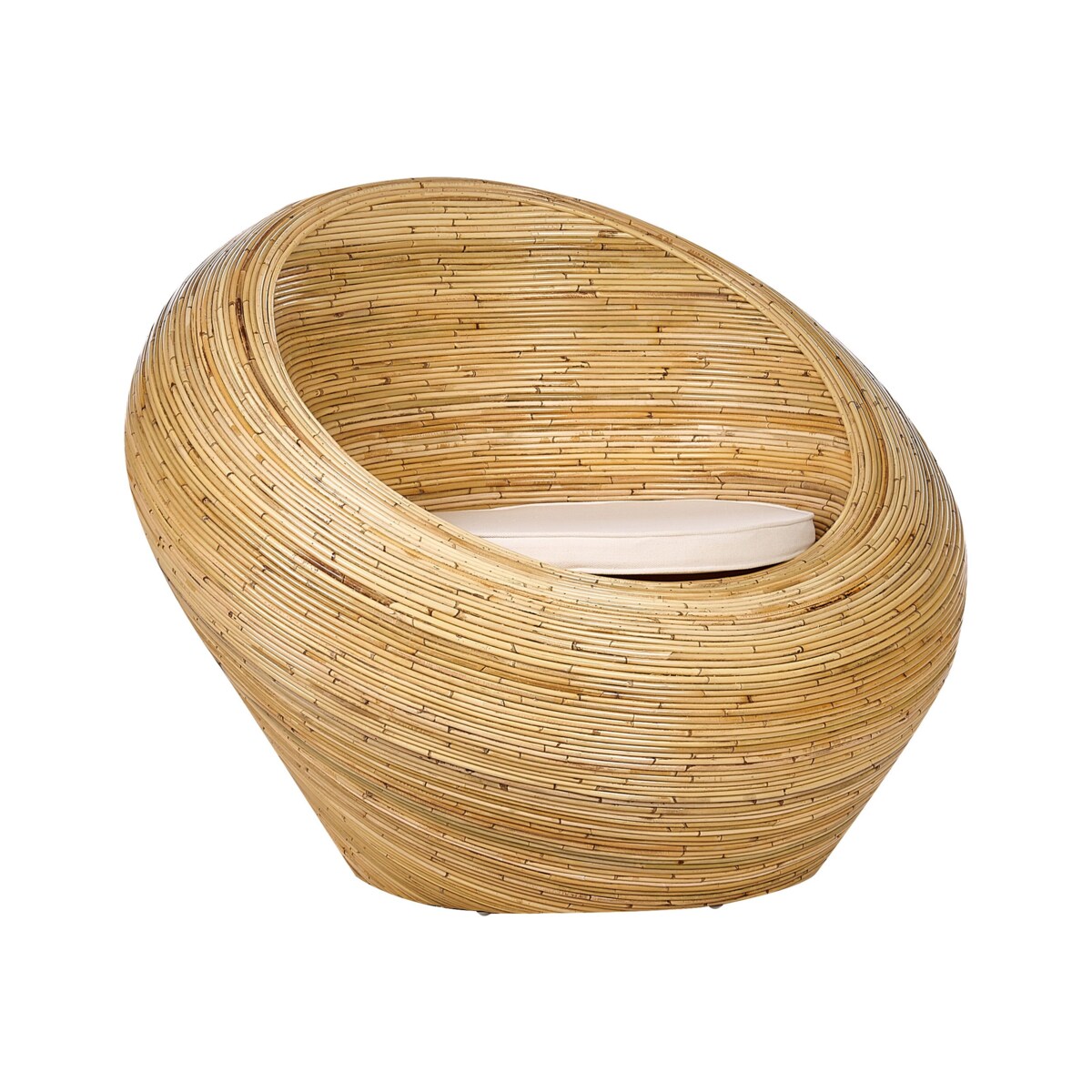 Krzesło ogrodowe Zestaw 2 Rattan Naturalny MAIORI