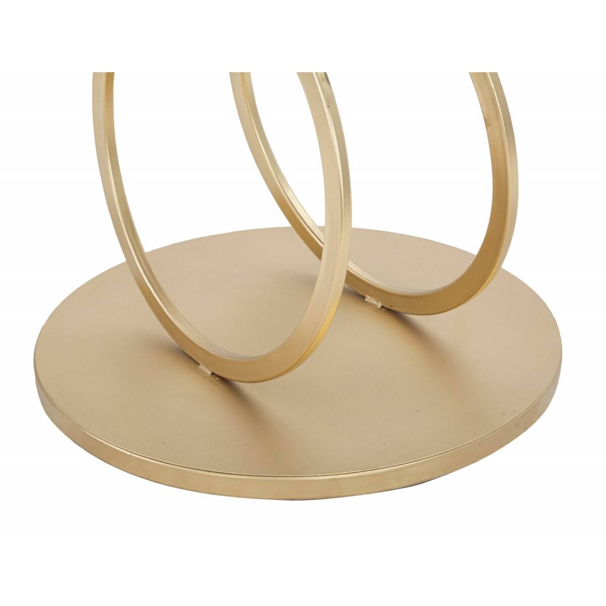 Stolik pomocniczy, okrągły, złoty stelaż, Ø 55 cm