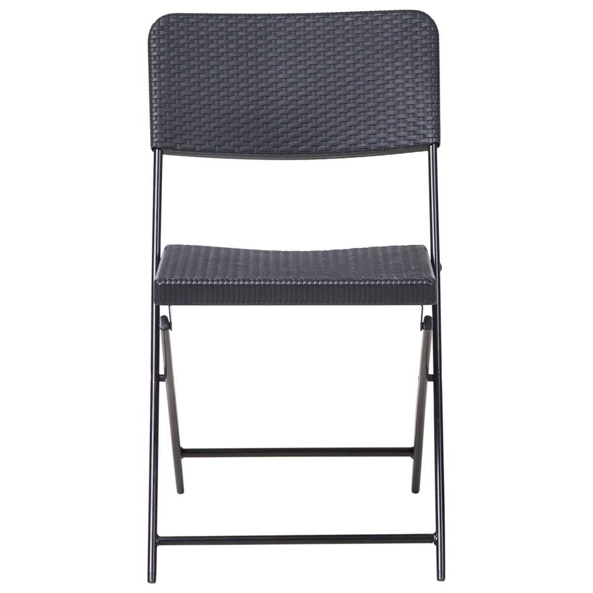 Zestaw mebli balkonowych Składane TRAPPETO Czarny