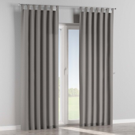 Zasłona na szelkach 1 szt. 130x260 szary