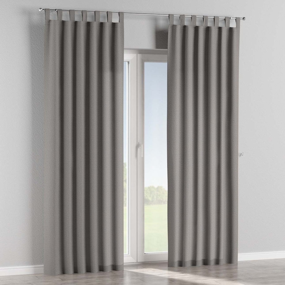 Zasłona na szelkach 1 szt. 130x260 szary