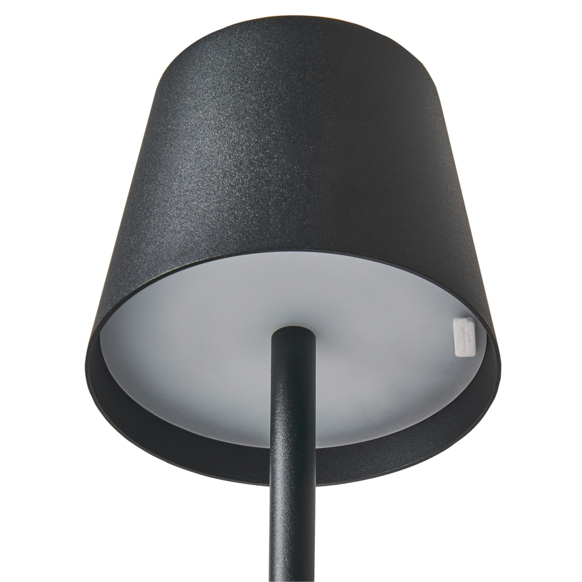 Bezprzewodowa lampa stołowa LED BACEIRO Ze ściemniaczem Metal Czarny
