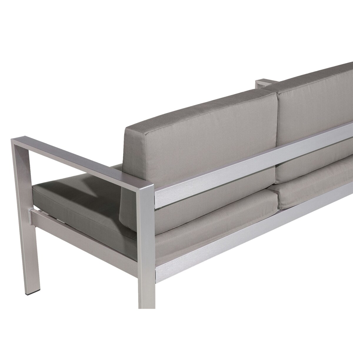 Sofa ogrodowa 2-osobowa ciemnoszara SALERNO