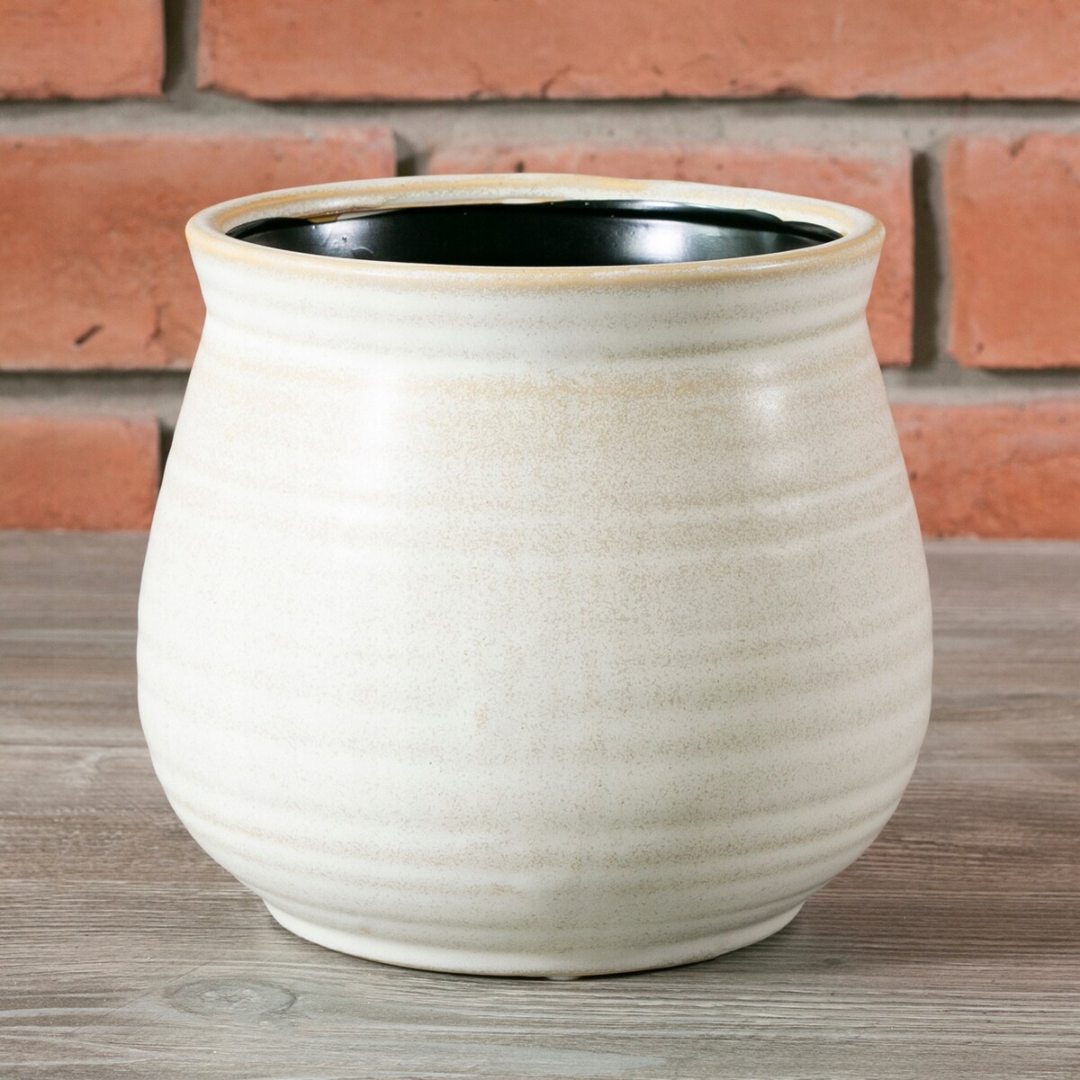 DONICA BORO beżowa ceramiczna śr. 14cm