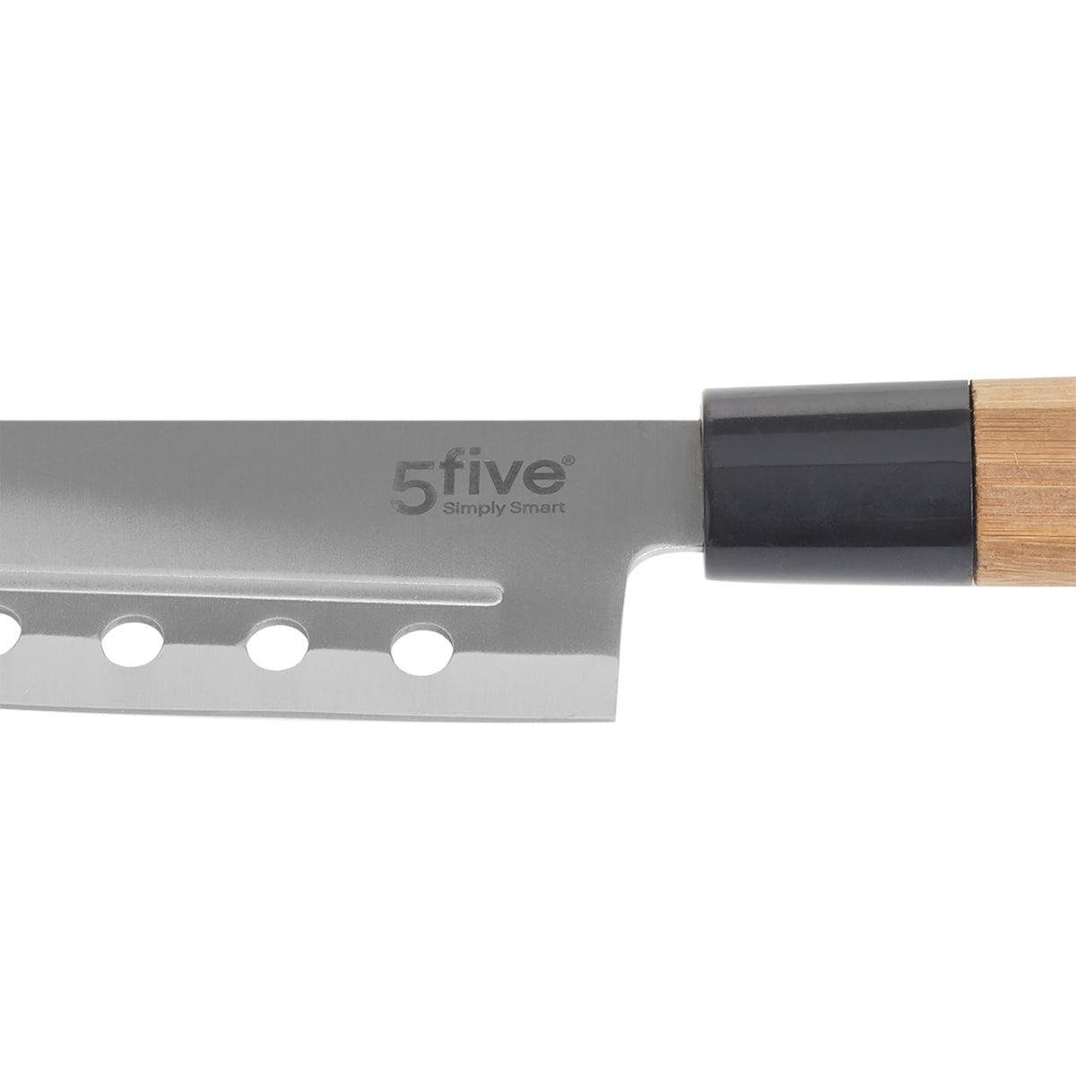 Nóż santoku z bambusową rączką