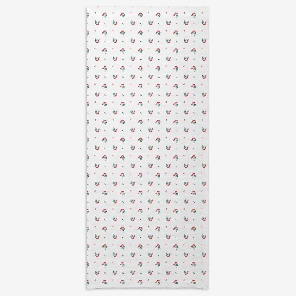 Obrus świąteczny - jarzębinowe gałązki - 140x320