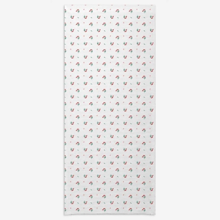 Obrus świąteczny - jarzębinowe gałązki - 140x320