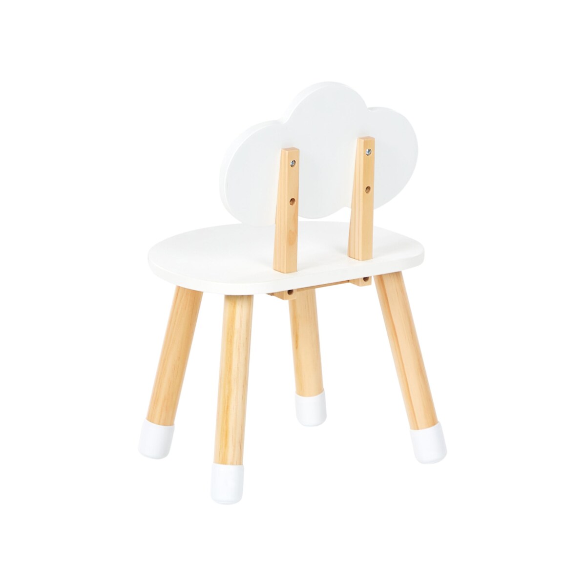 Zestaw dla dzieci stół i 2 krzesła jasne drewno z białym ROBIN